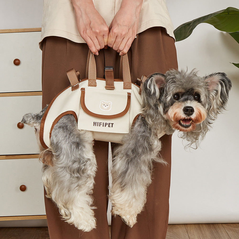 ErgoPet Hug™: Ergonomic Anti-Anxiety Dog Carrier for Spine Support
